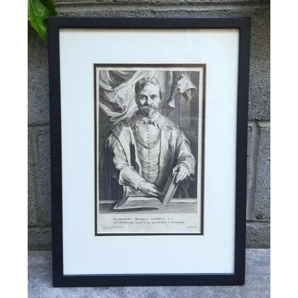 Theodore Van Tulden Engraving After Anthony van Dyck 17.75"x13.35"